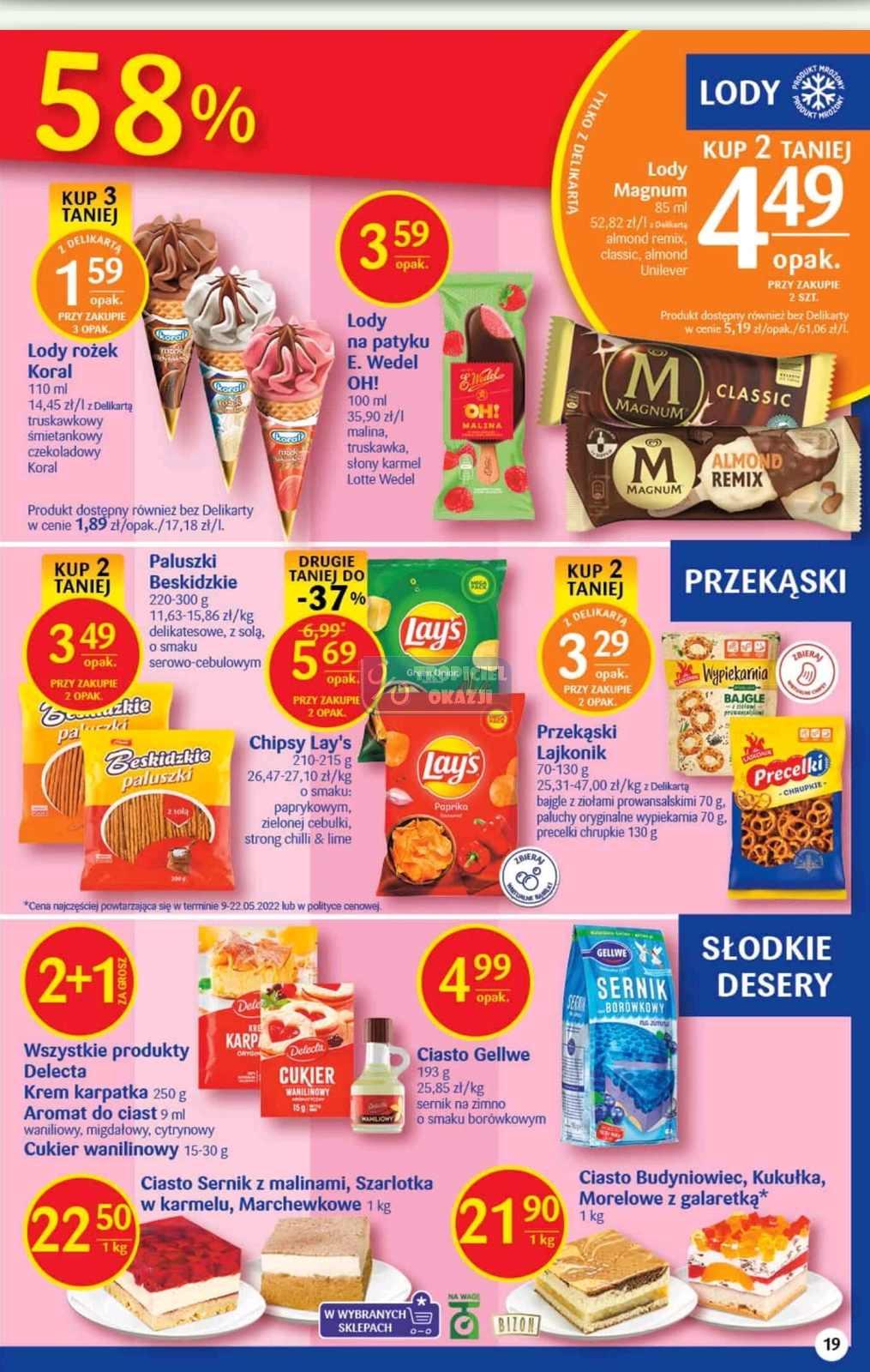 Gazetka promocyjna Delikatesy Centrum str. 19