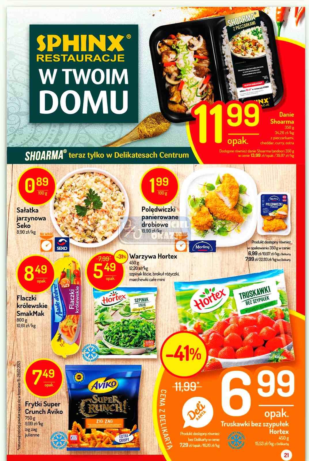 Gazetka promocyjna Delikatesy Centrum str. 21