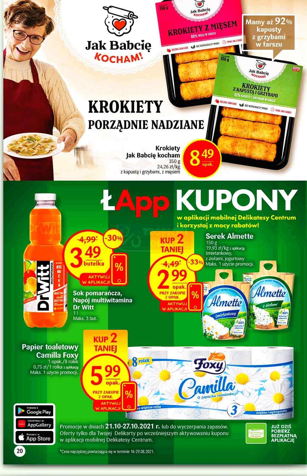 Gazetka promocyjna Delikatesy Centrum str. 20