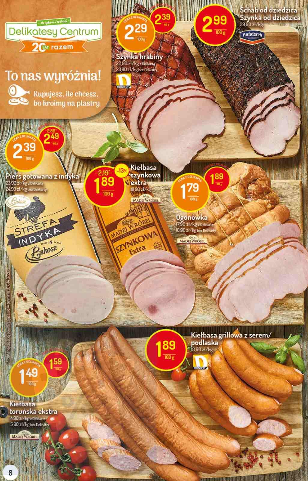 Gazetka promocyjna Delikatesy Centrum str. 8