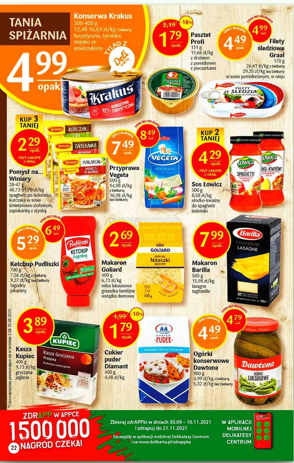 Gazetka promocyjna Delikatesy Centrum str. 22