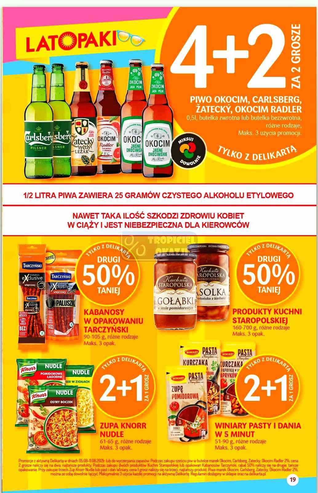 Gazetka promocyjna Delikatesy Centrum str. 19