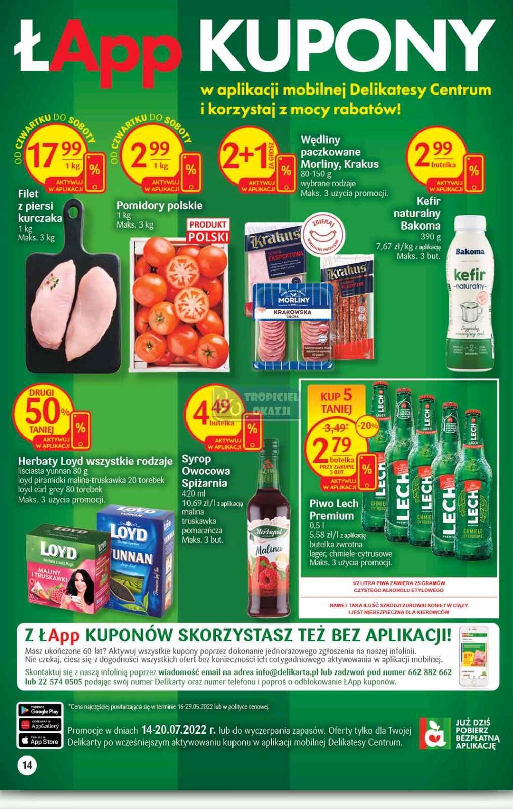 Gazetka promocyjna Delikatesy Centrum str. 14