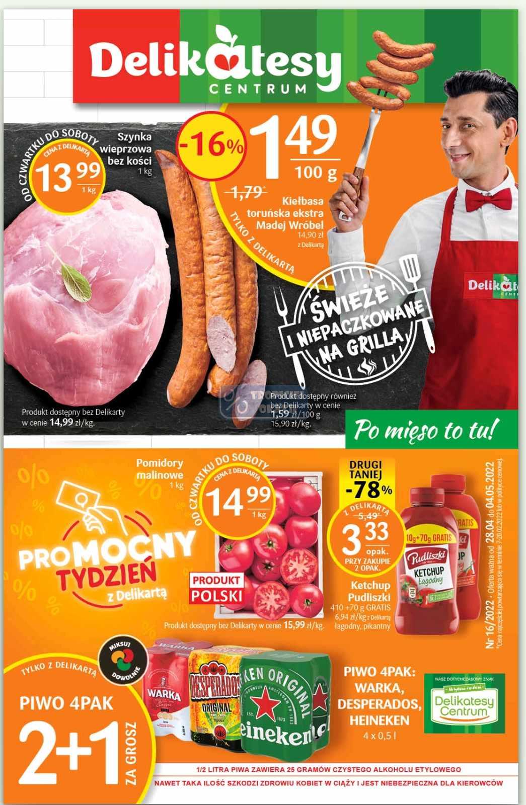 Gazetka promocyjna Delikatesy Centrum str. 1