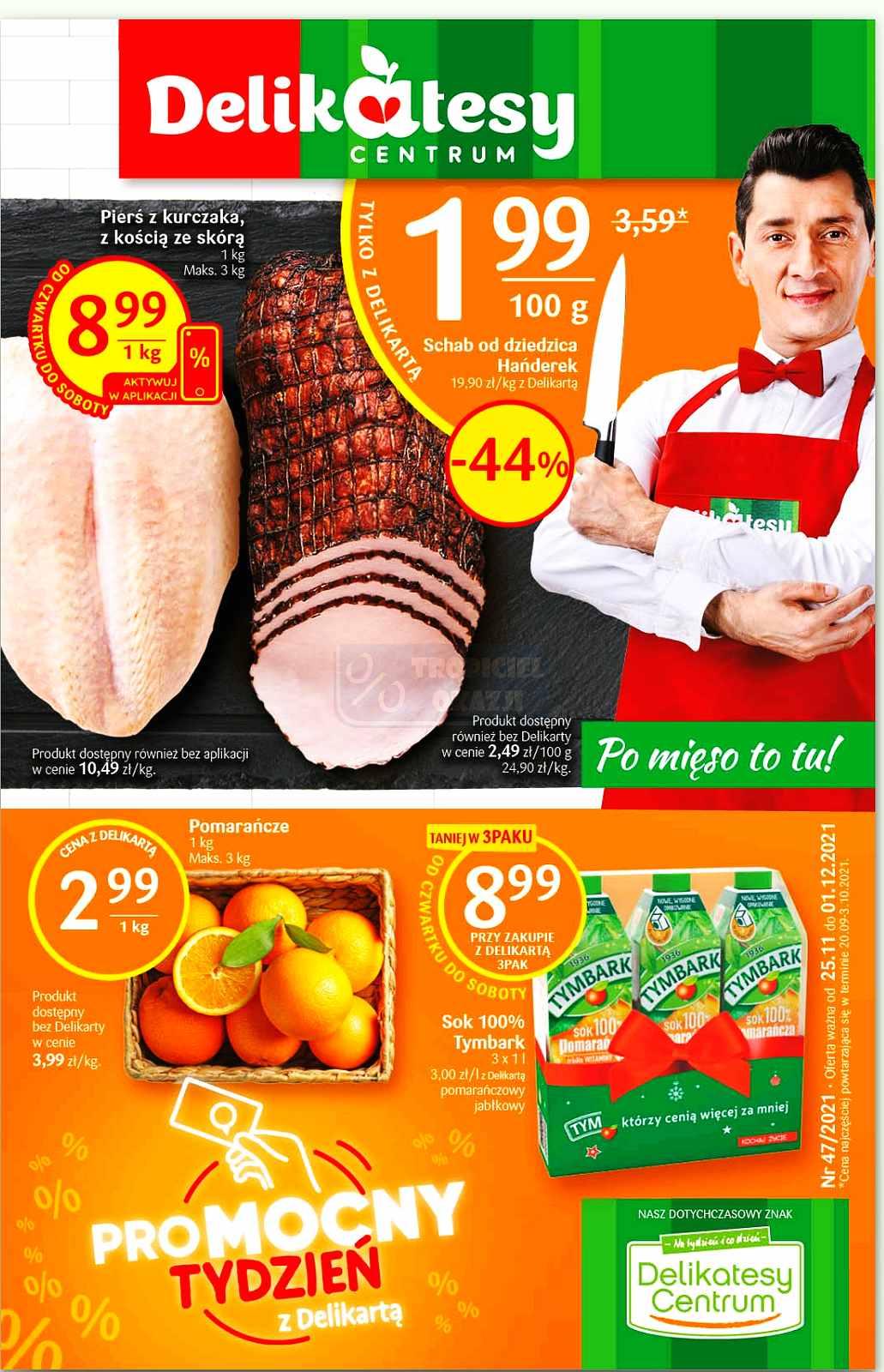 Gazetka promocyjna Delikatesy Centrum str. 1