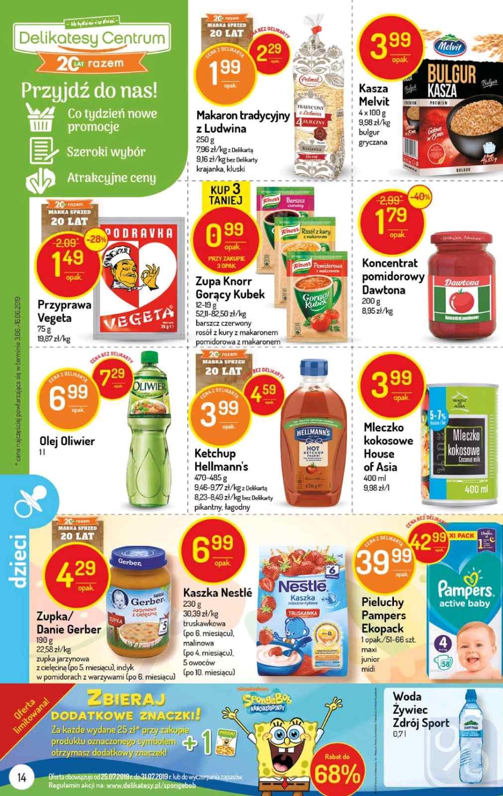 Gazetka promocyjna Delikatesy Centrum str. 14