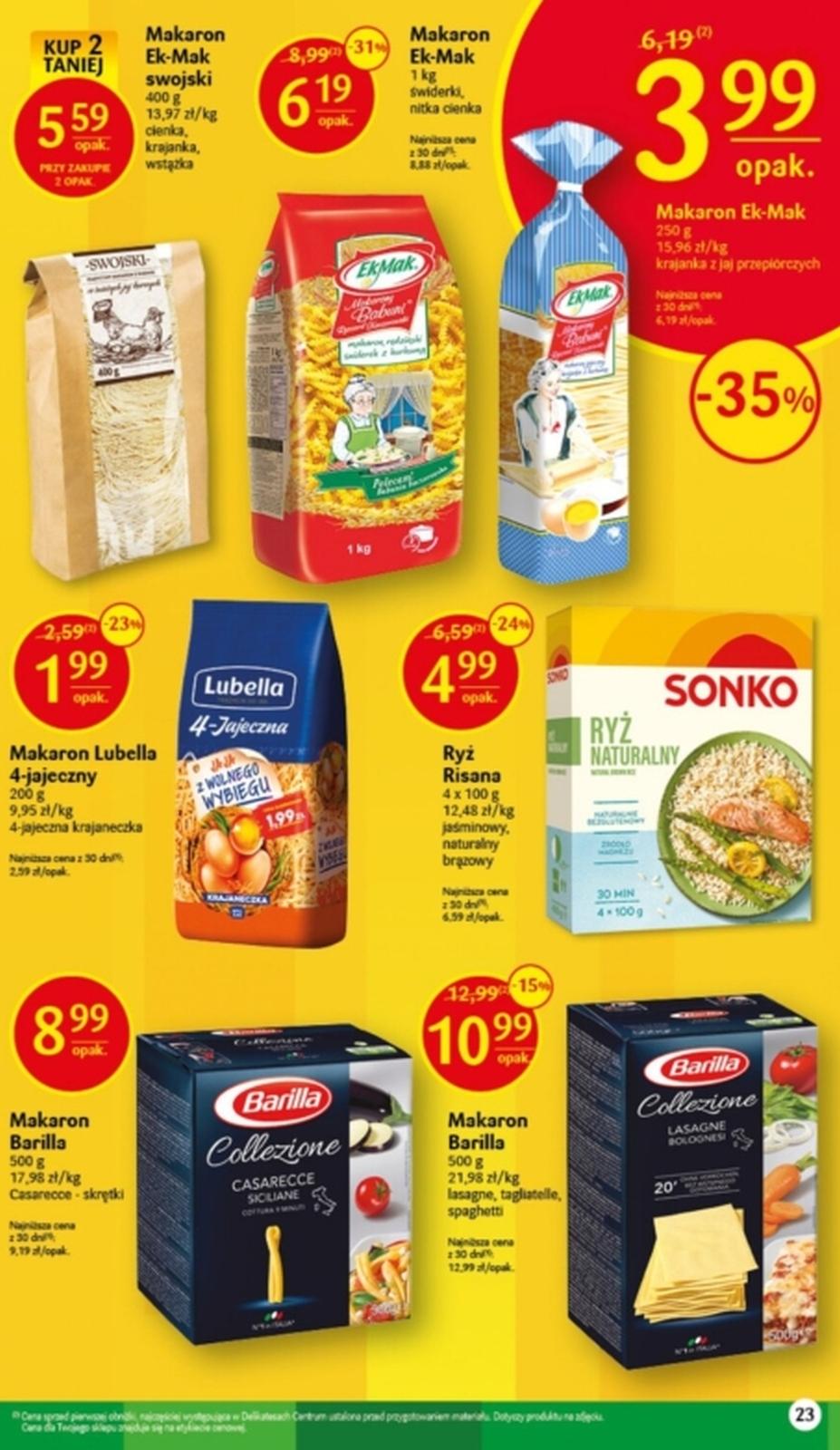 Gazetka promocyjna Delikatesy Centrum str. 23