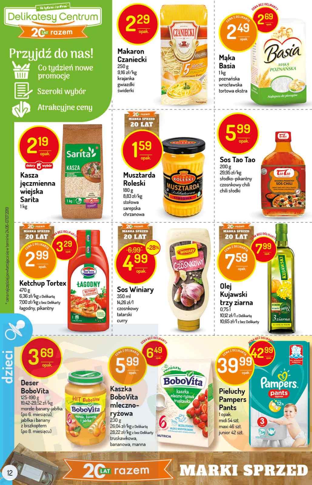 Gazetka promocyjna Delikatesy Centrum str. 12