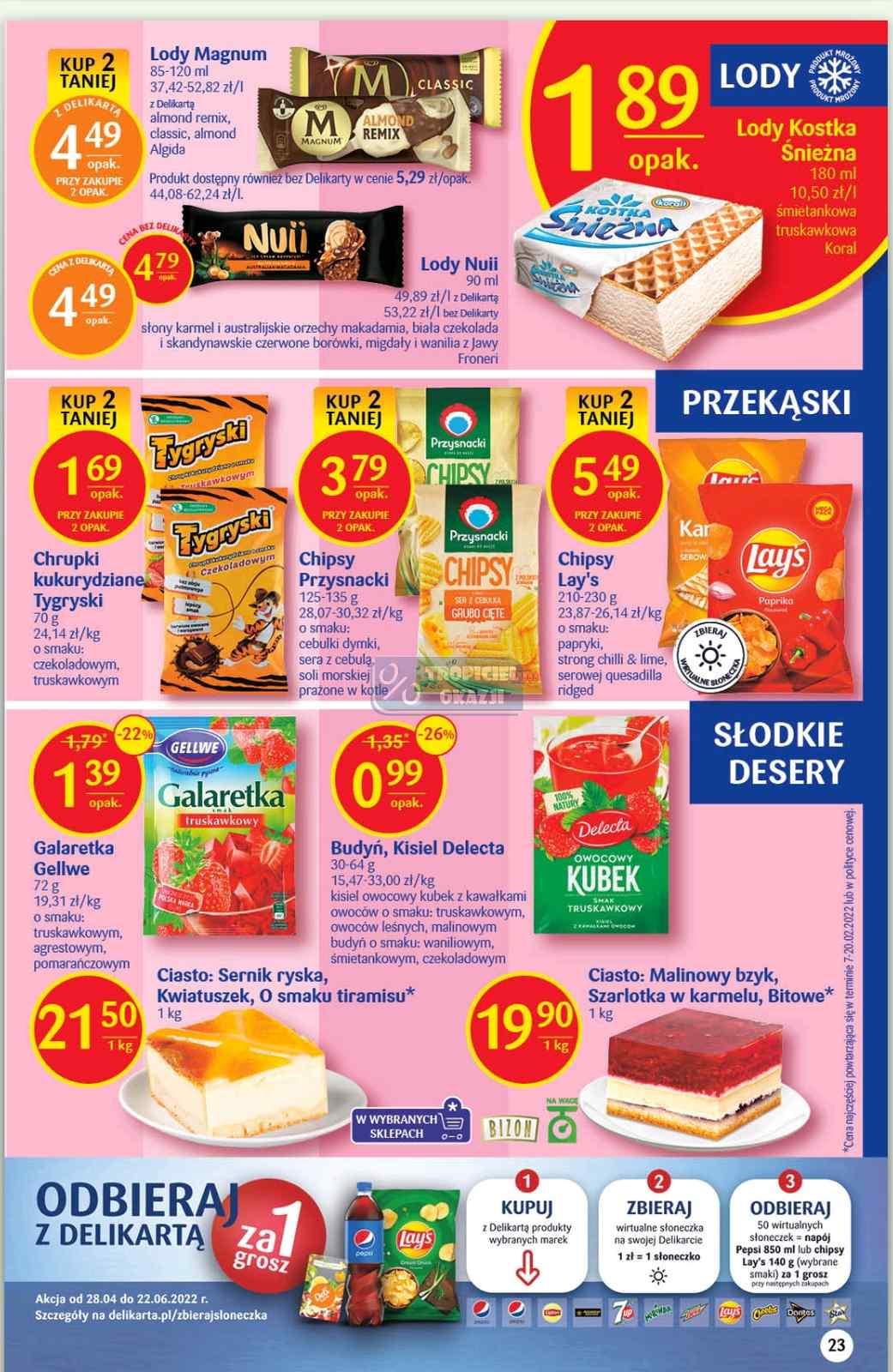 Gazetka promocyjna Delikatesy Centrum str. 23