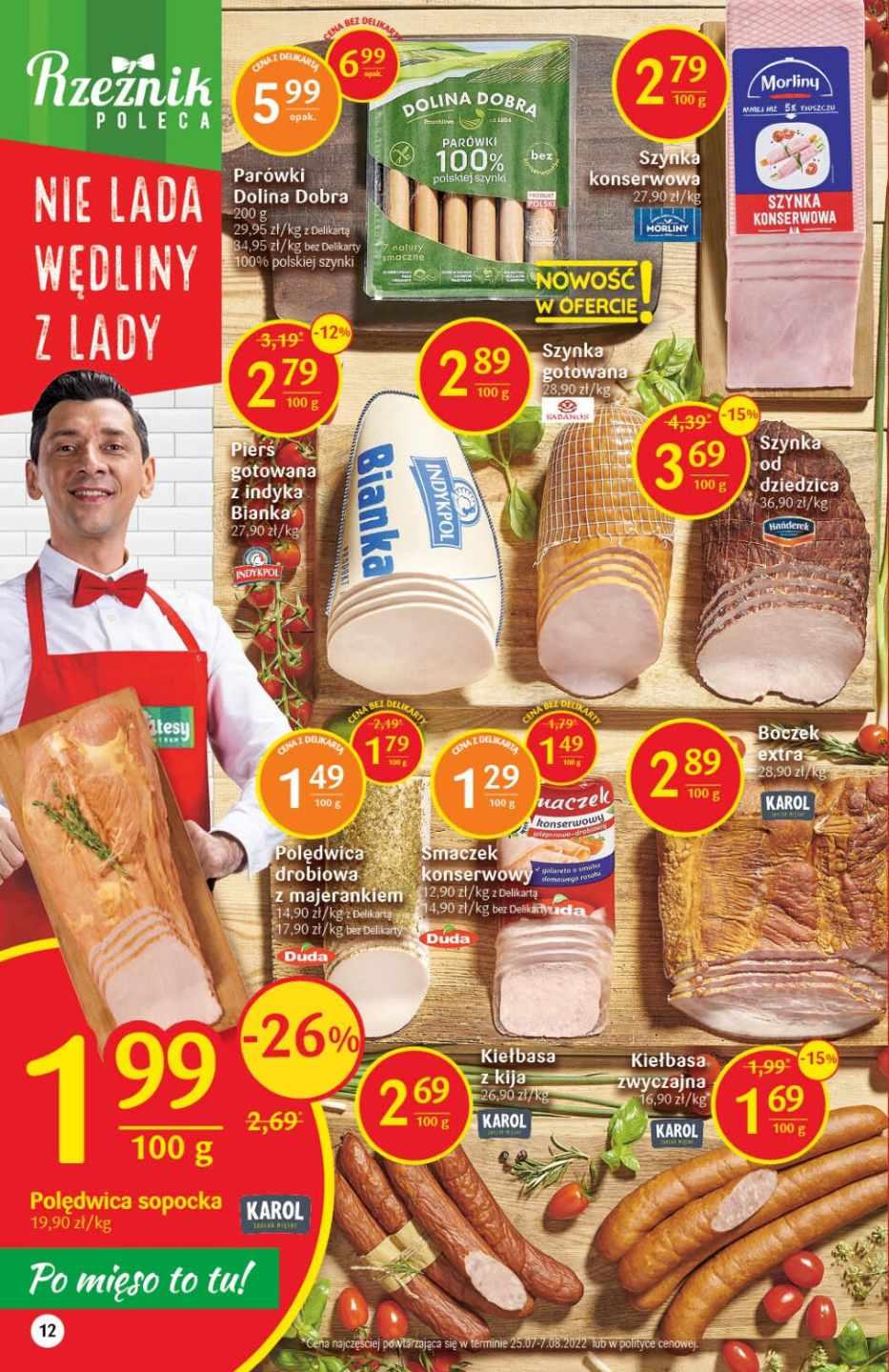 Gazetka promocyjna Delikatesy Centrum str. 12