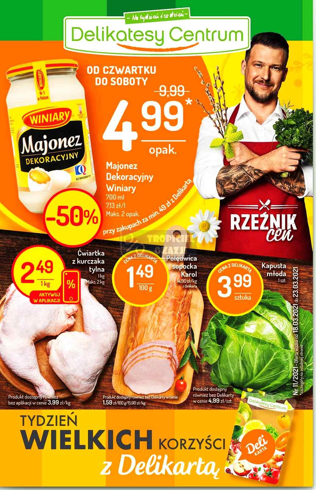 Gazetka promocyjna Delikatesy Centrum str. 1