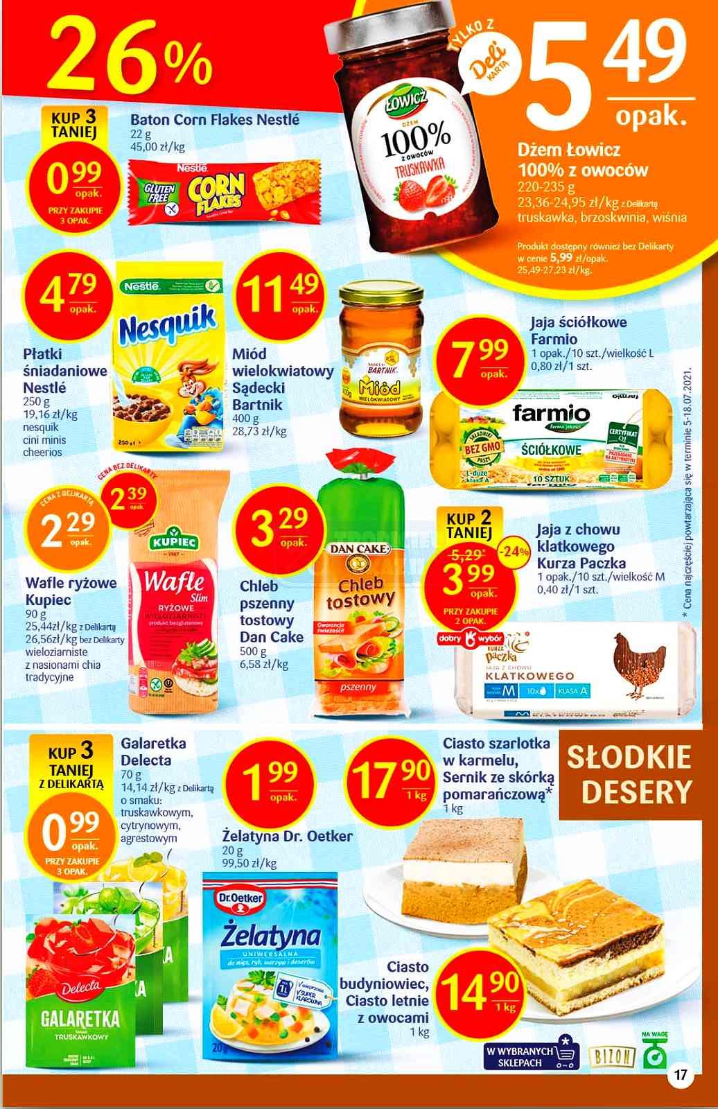 Gazetka promocyjna Delikatesy Centrum str. 17