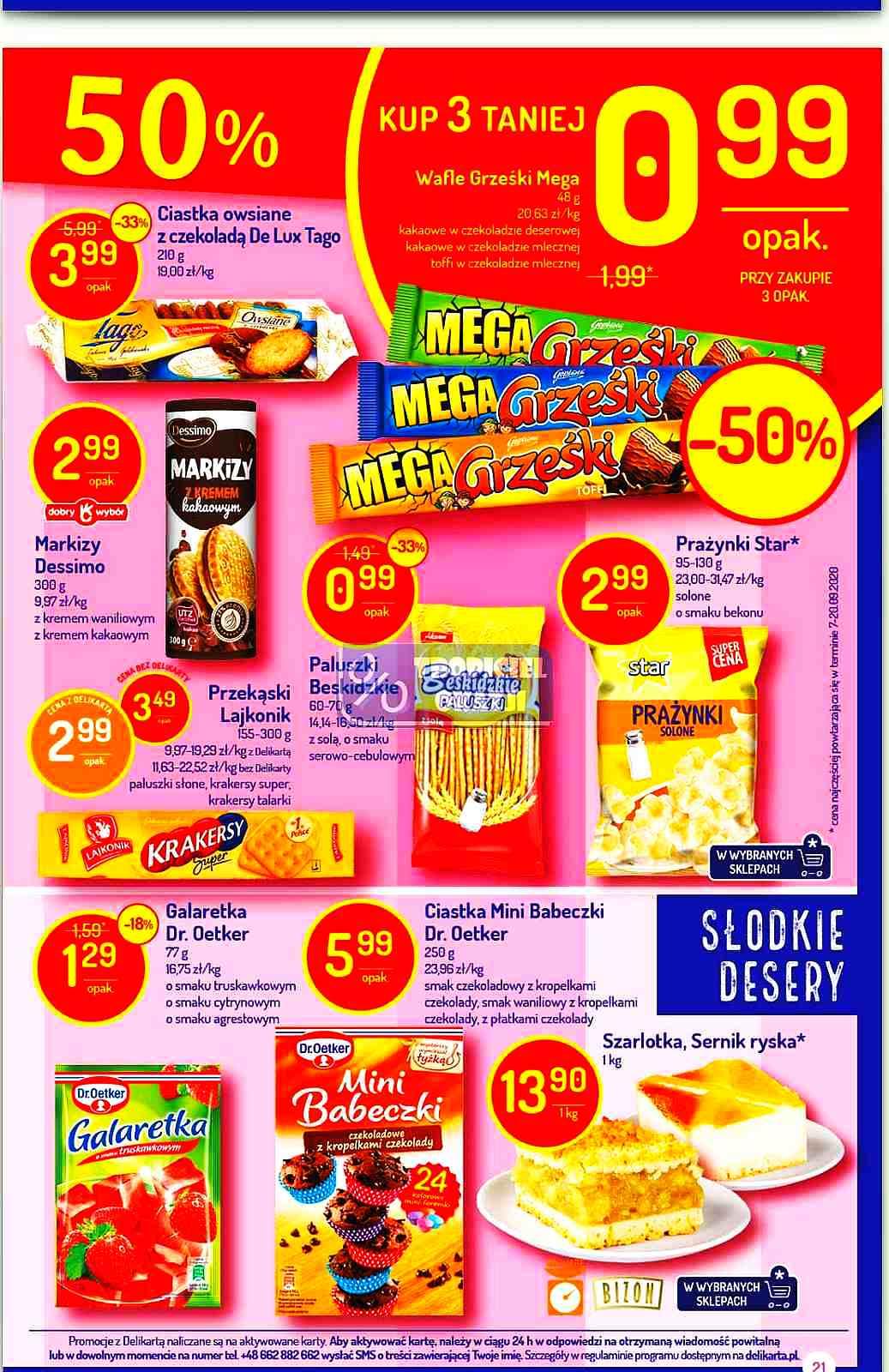 Gazetka promocyjna Delikatesy Centrum str. 21