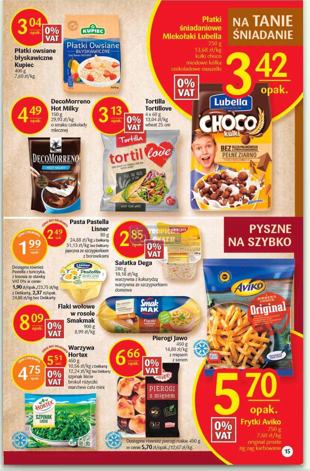 Gazetka promocyjna Delikatesy Centrum str. 15