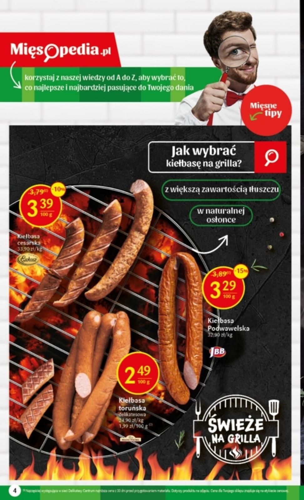 Gazetka promocyjna Delikatesy Centrum str. 4