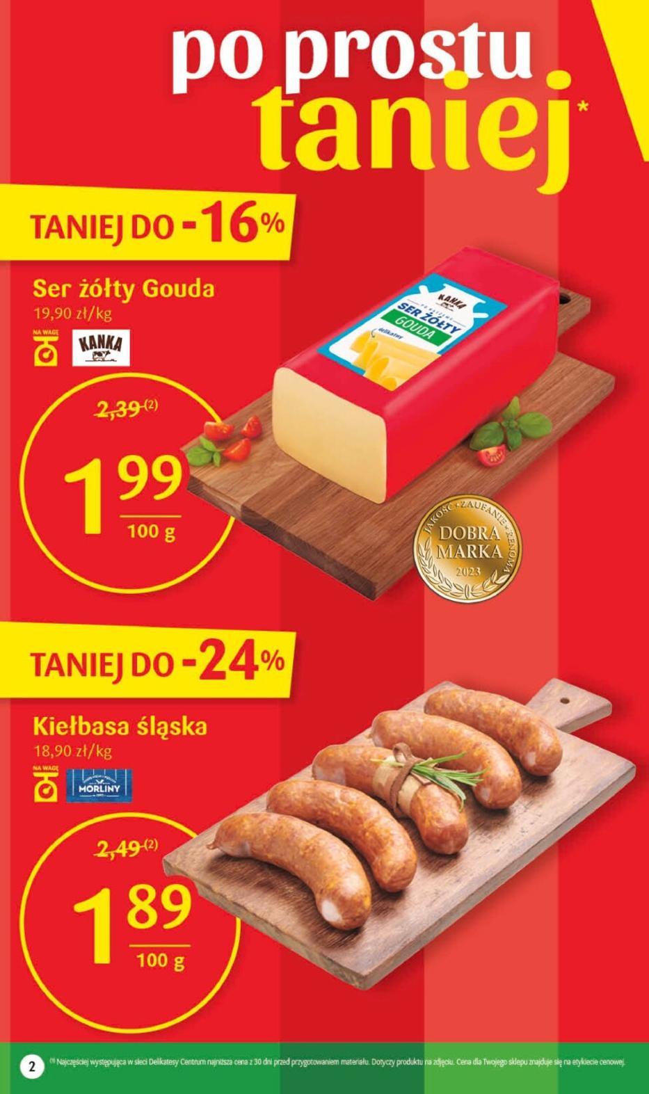 Gazetka promocyjna Delikatesy Centrum str. 2