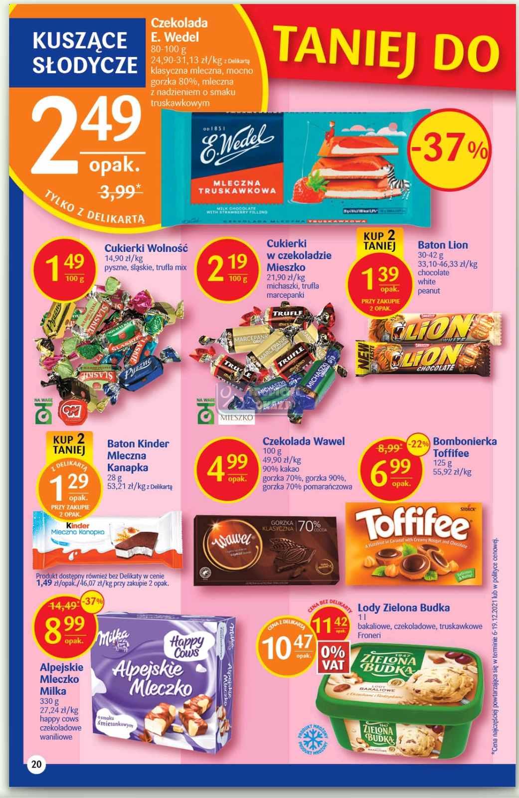 Gazetka promocyjna Delikatesy Centrum str. 20