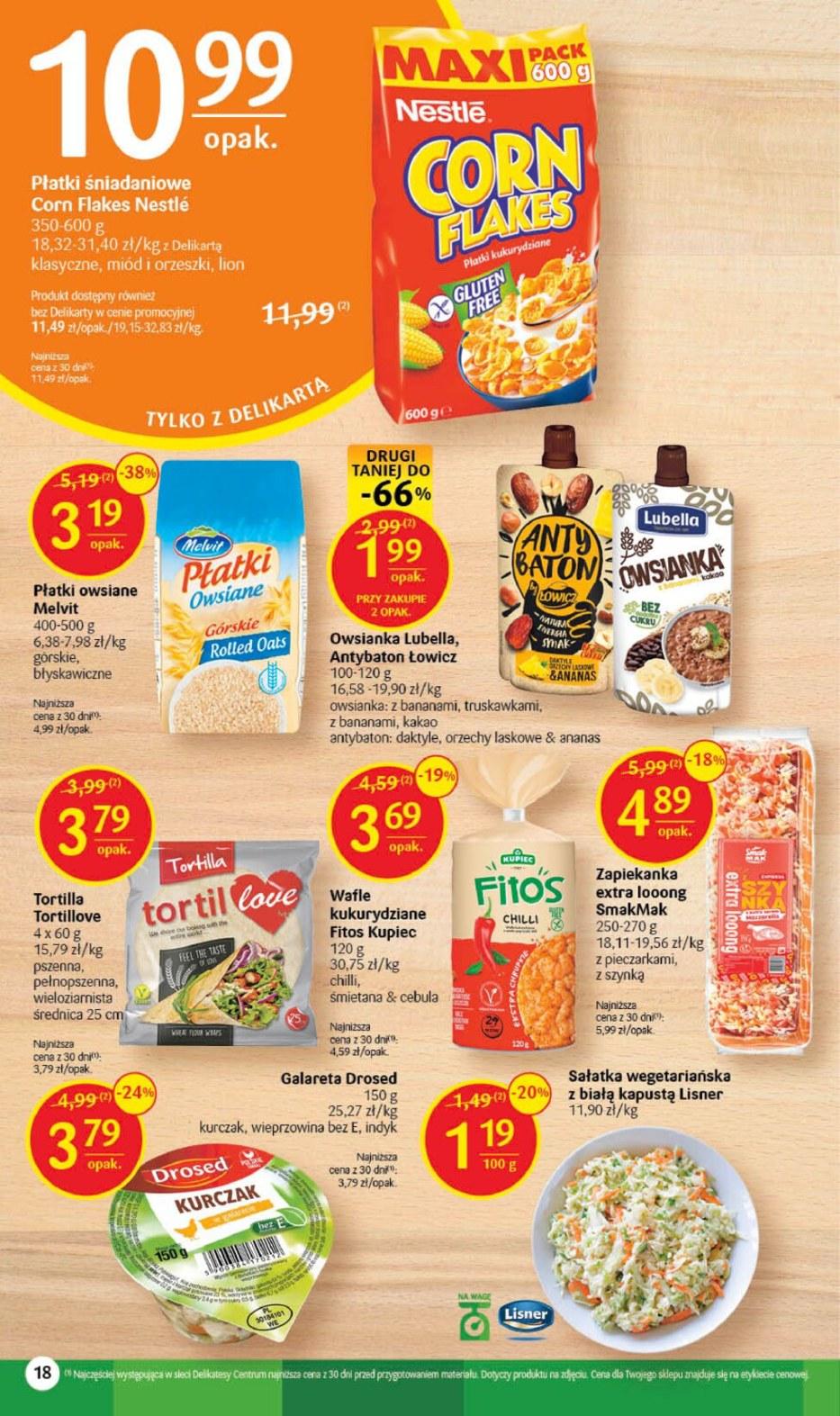 Gazetka promocyjna Delikatesy Centrum str. 18