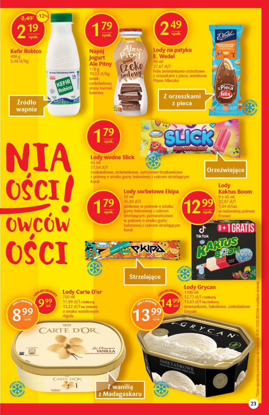 Gazetka promocyjna Delikatesy Centrum str. 23