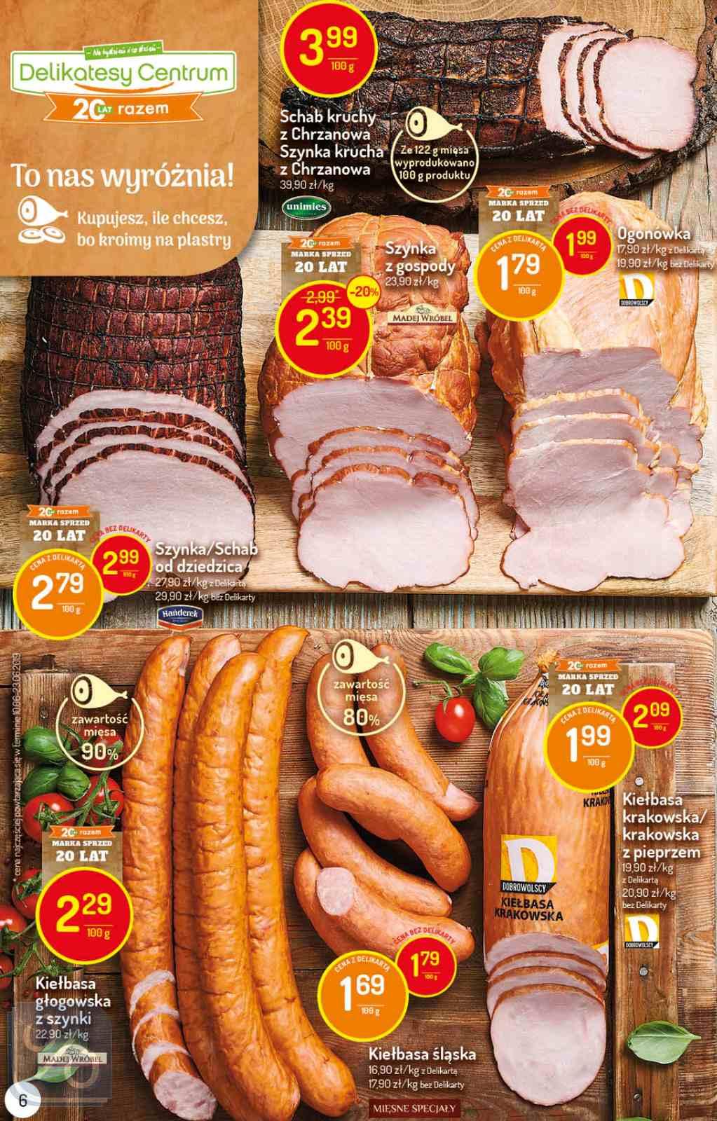 Gazetka promocyjna Delikatesy Centrum str. 6