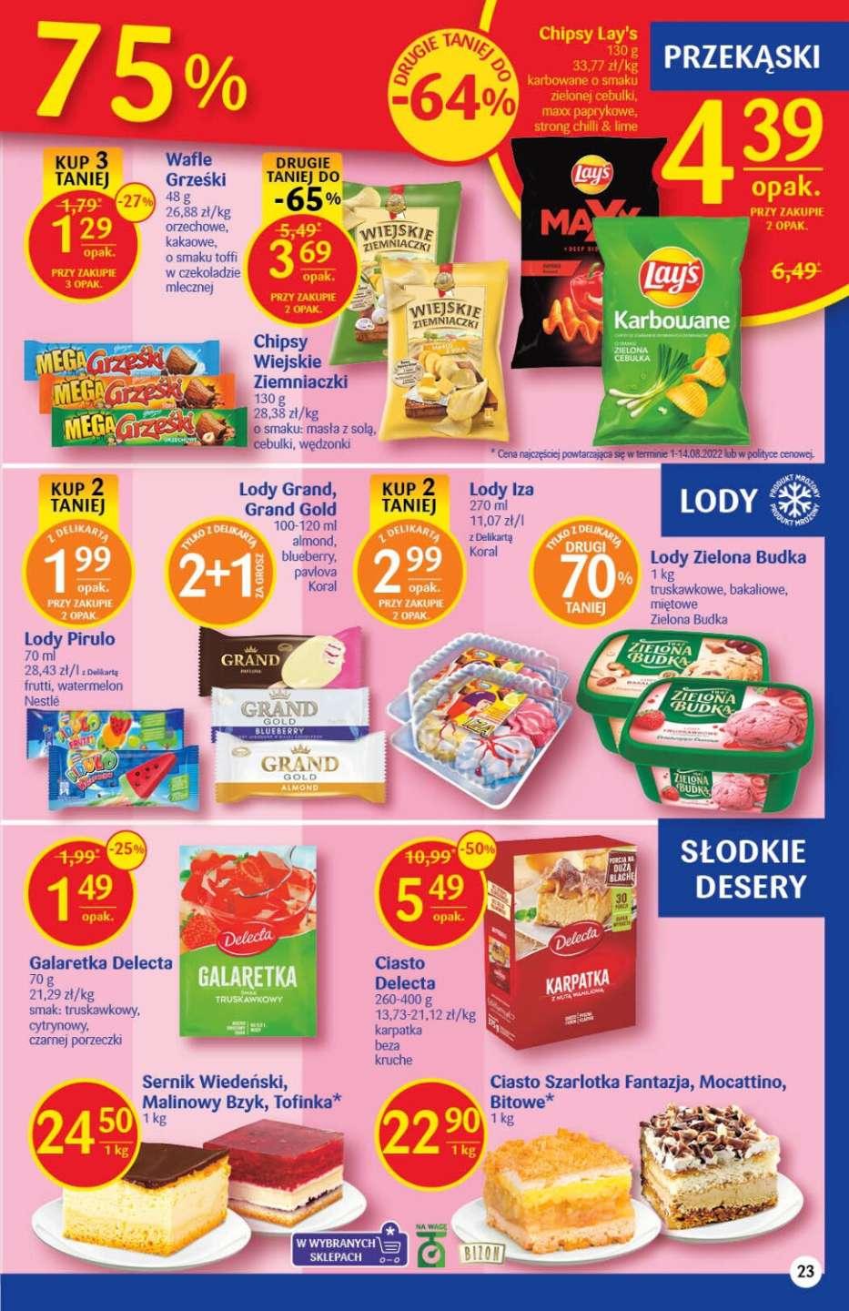 Gazetka promocyjna Delikatesy Centrum str. 23