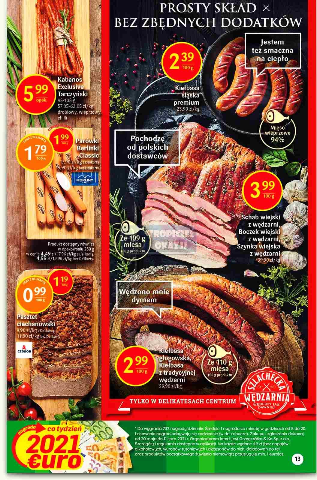 Gazetka promocyjna Delikatesy Centrum str. 13