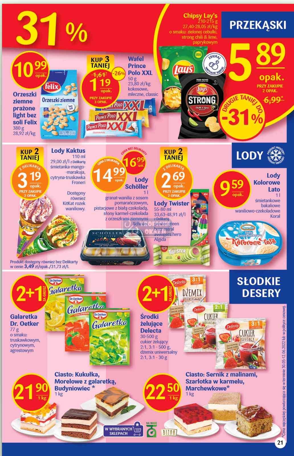 Gazetka promocyjna Delikatesy Centrum str. 21