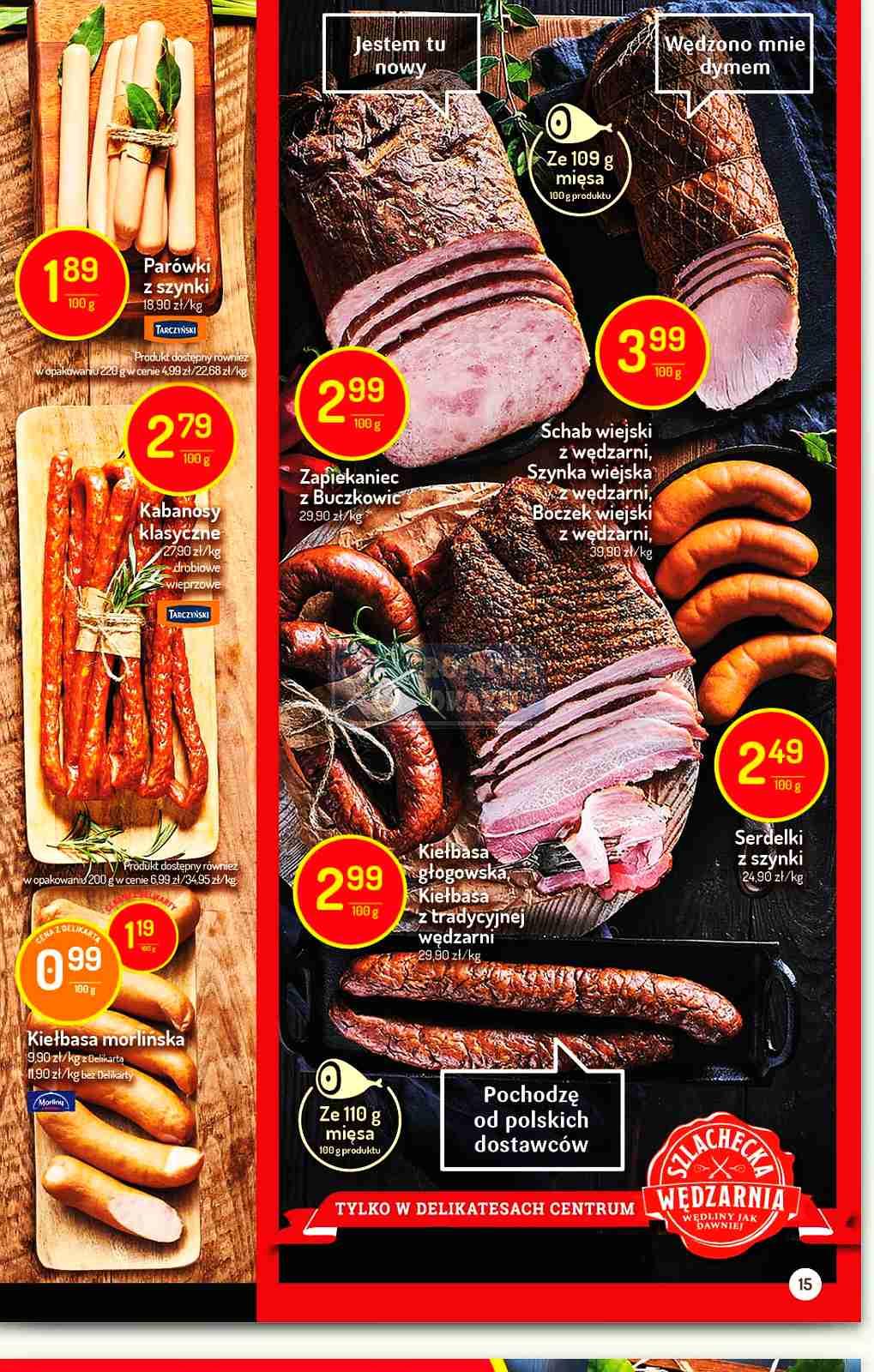 Gazetka promocyjna Delikatesy Centrum str. 15