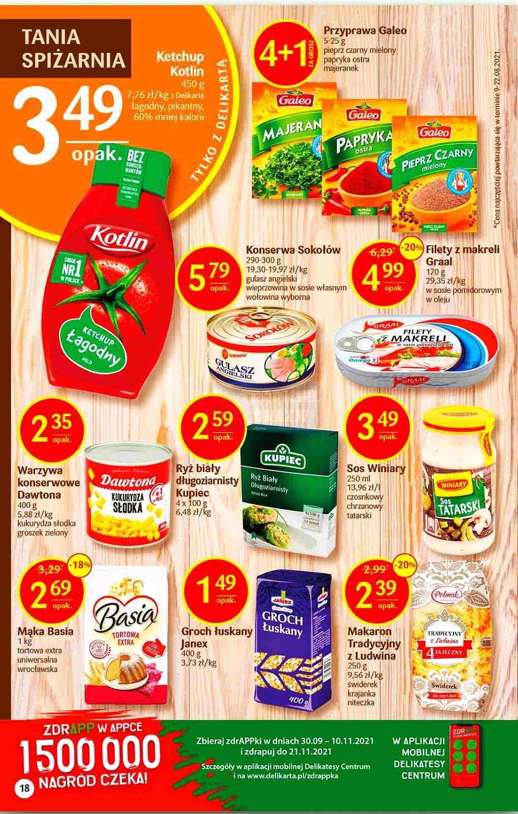 Gazetka promocyjna Delikatesy Centrum str. 18