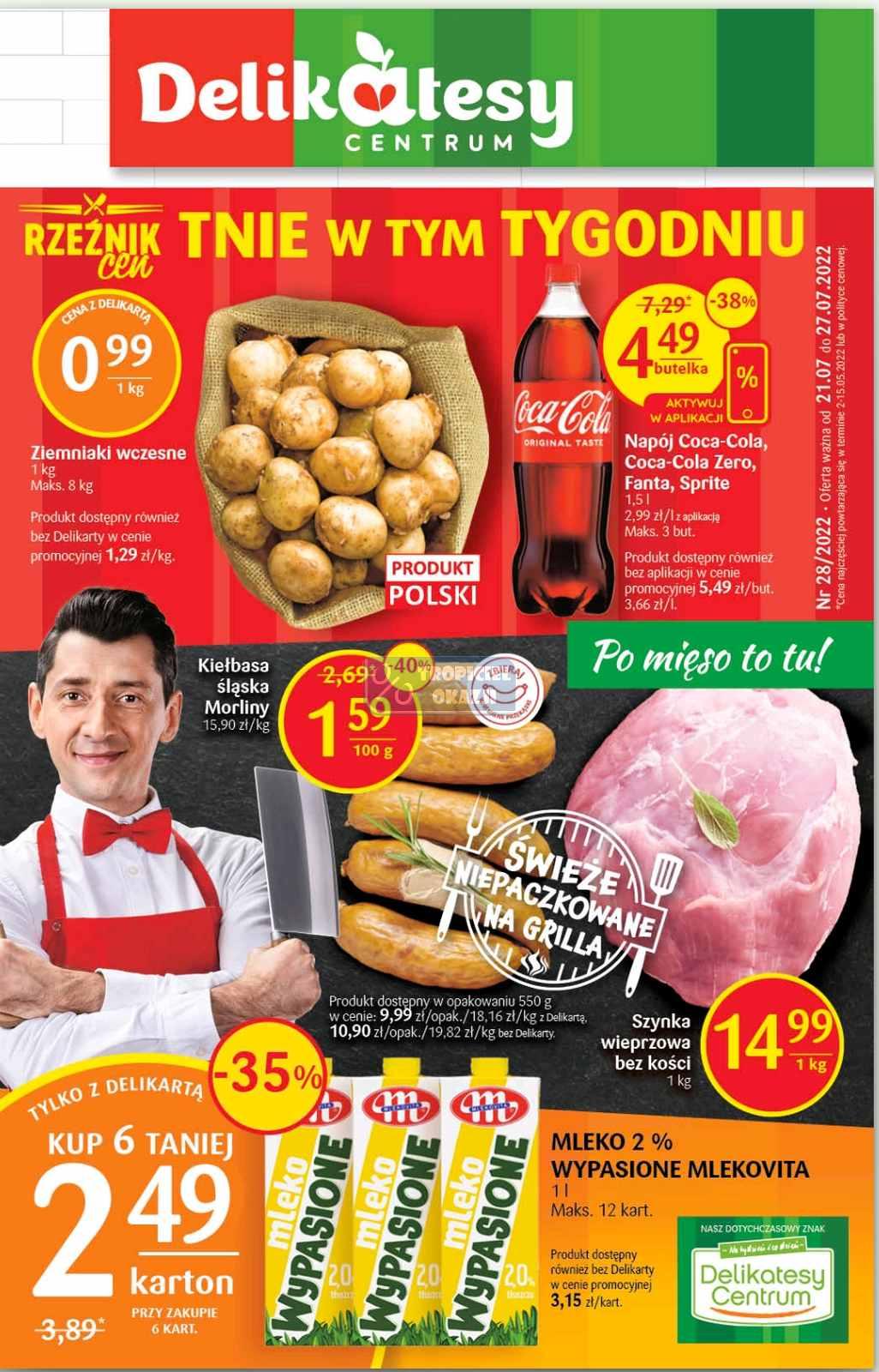 Gazetka promocyjna Delikatesy Centrum str. 1