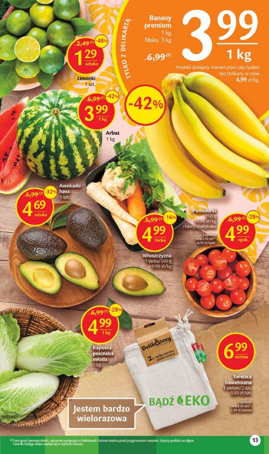 Gazetka promocyjna Delikatesy Centrum str. 13