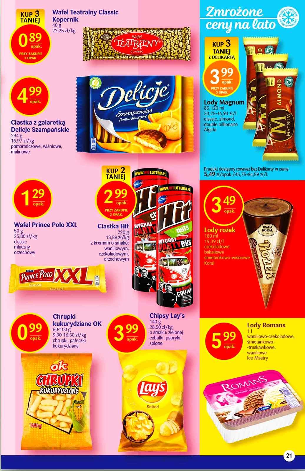 Gazetka promocyjna Delikatesy Centrum str. 21