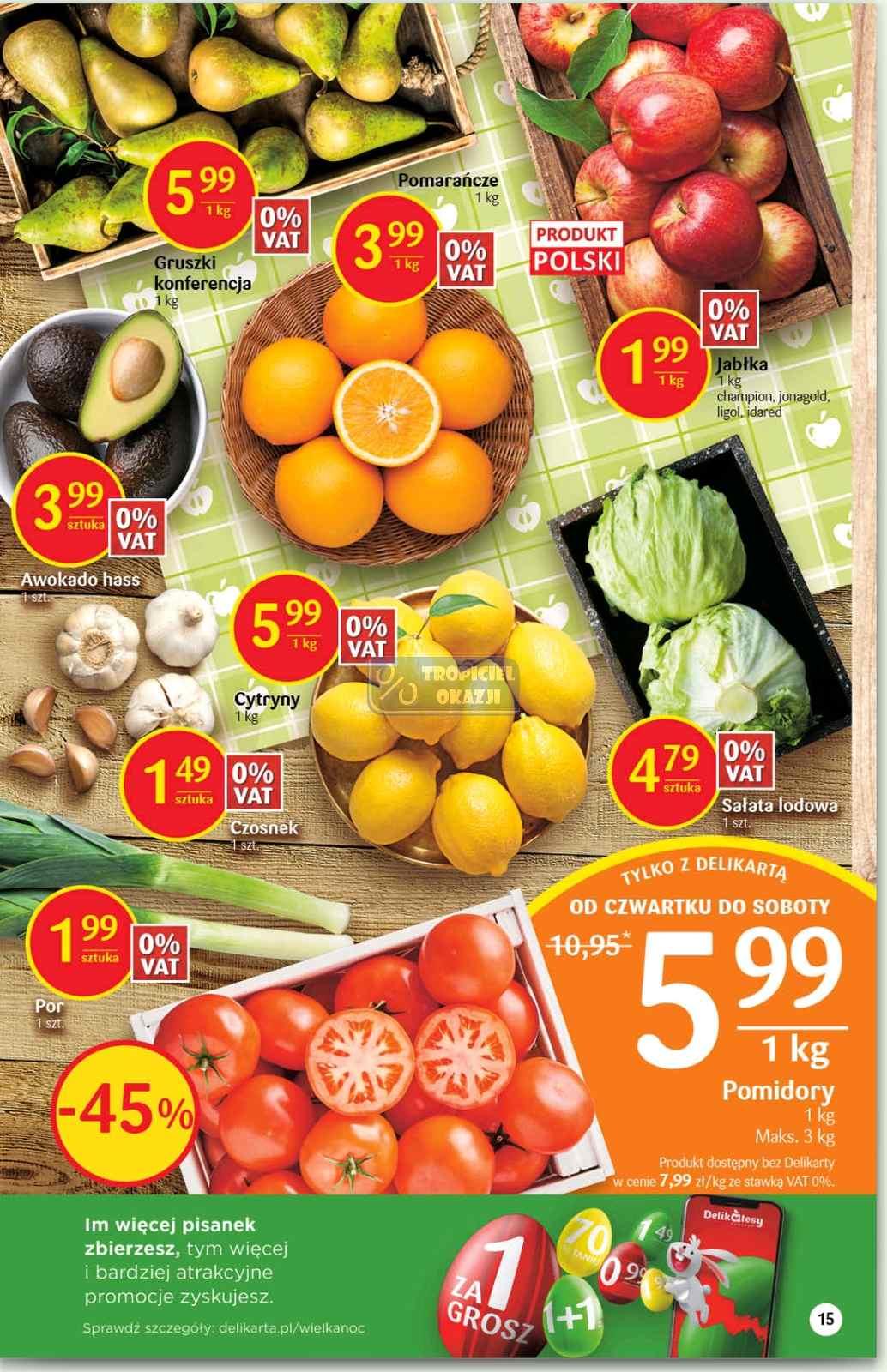 Gazetka promocyjna Delikatesy Centrum str. 15