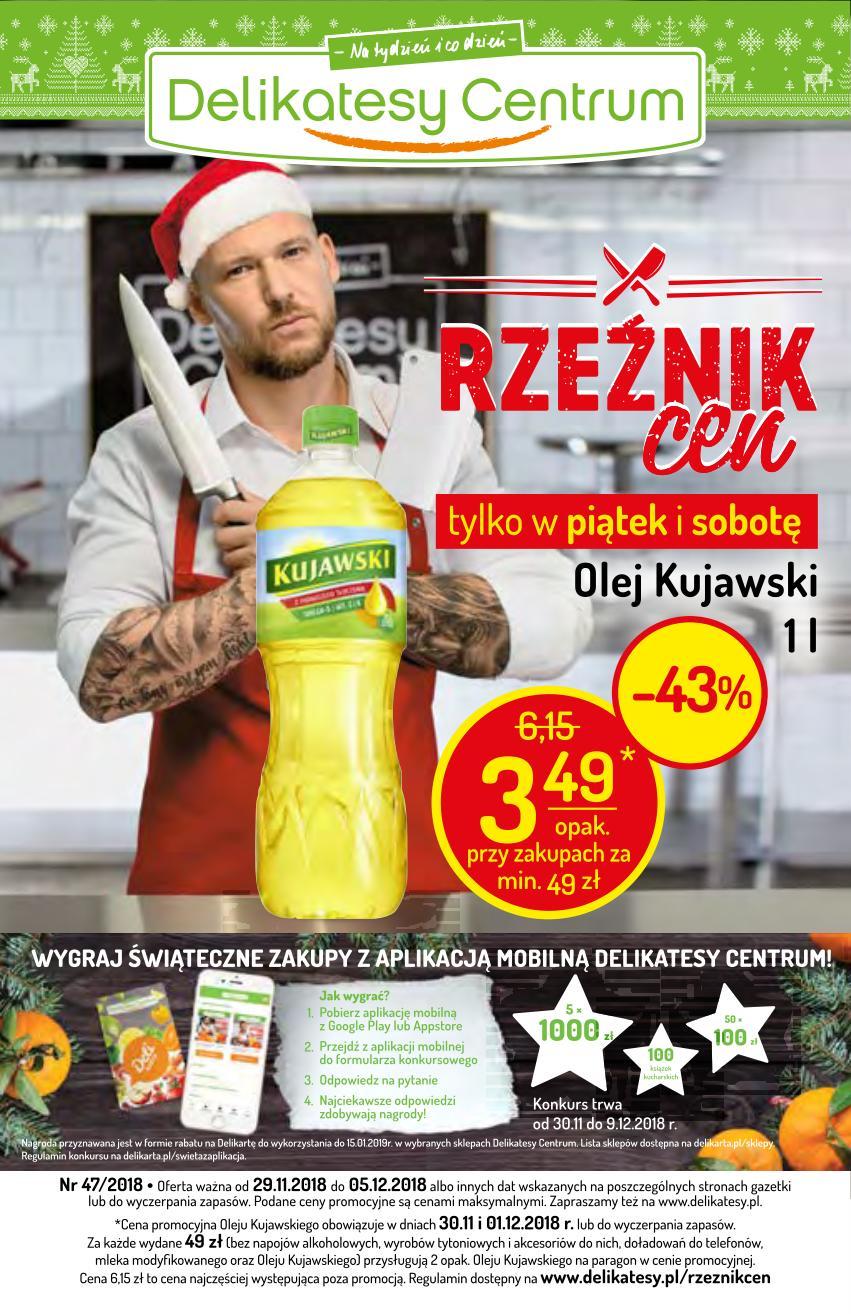 Gazetka promocyjna Delikatesy Centrum str. 1