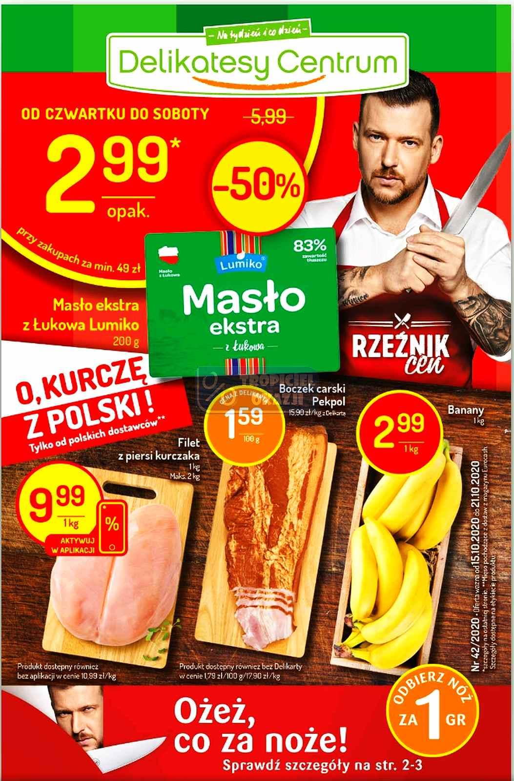 Gazetka promocyjna Delikatesy Centrum str. 1