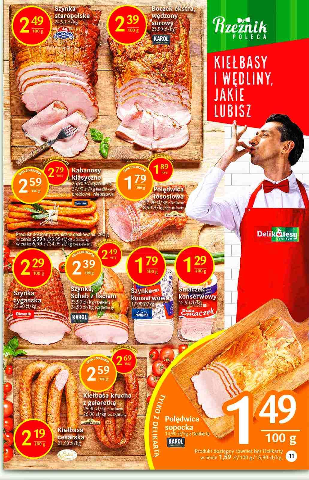 Gazetka promocyjna Delikatesy Centrum str. 11