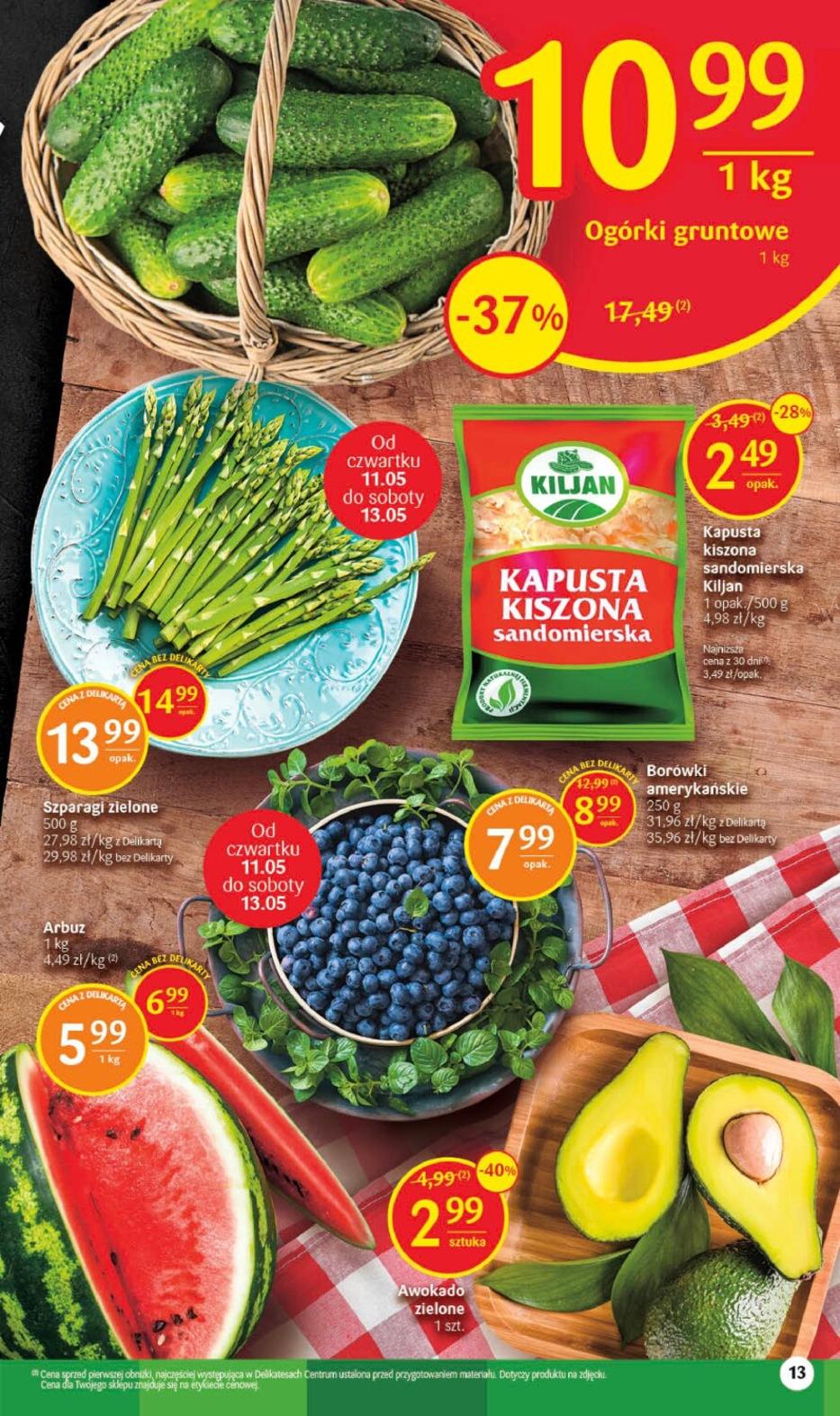 Gazetka promocyjna Delikatesy Centrum str. 13
