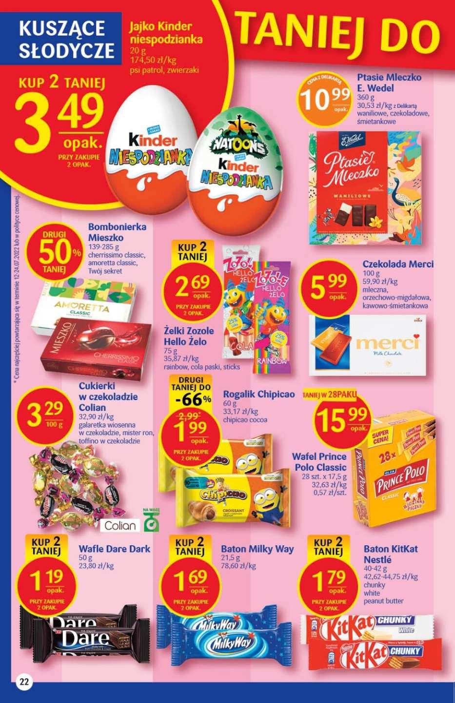 Gazetka promocyjna Delikatesy Centrum str. 22