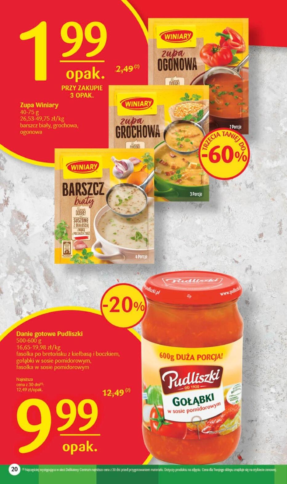 Gazetka promocyjna Delikatesy Centrum str. 20