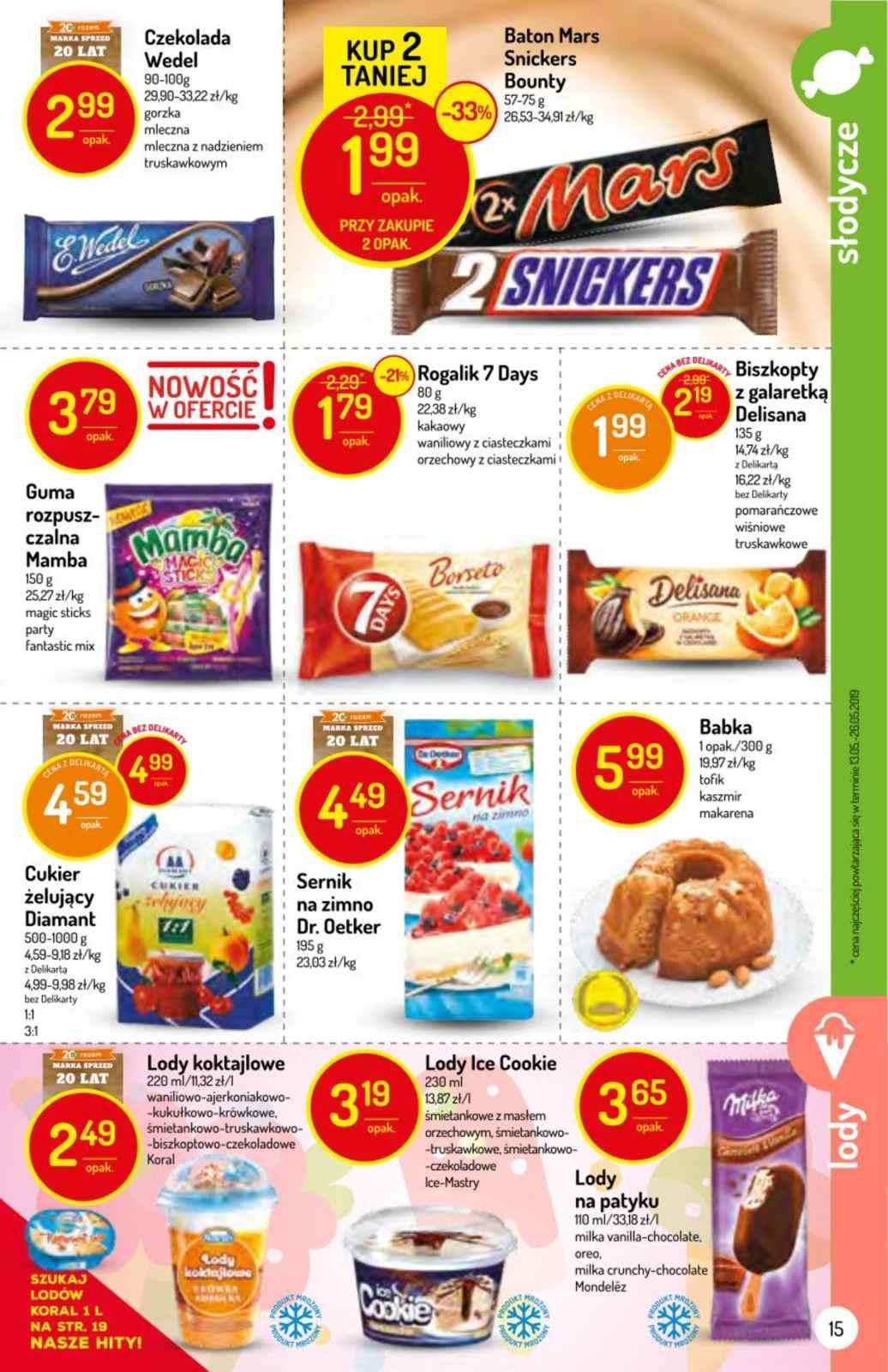 Gazetka promocyjna Delikatesy Centrum str. 15