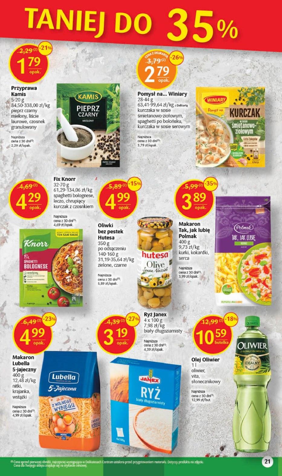 Gazetka promocyjna Delikatesy Centrum str. 21