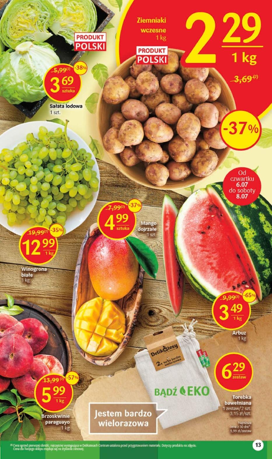 Gazetka promocyjna Delikatesy Centrum str. 13