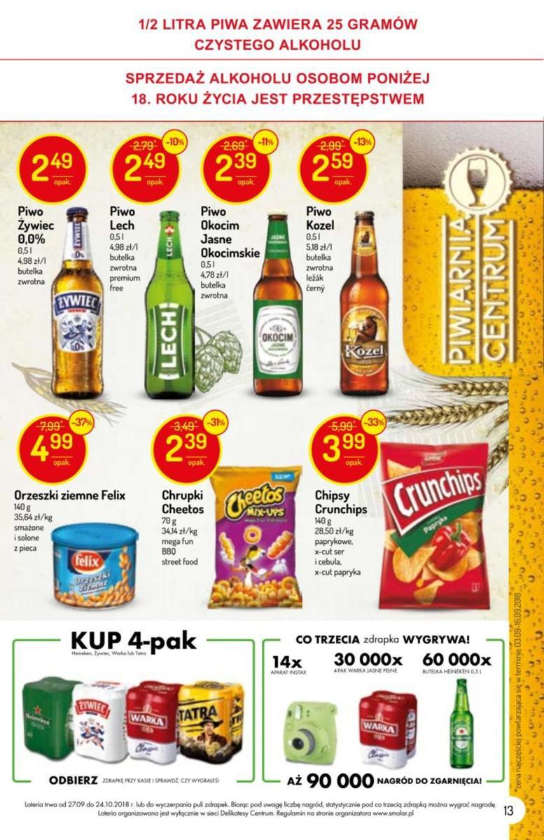 Gazetka promocyjna Delikatesy Centrum str. 13
