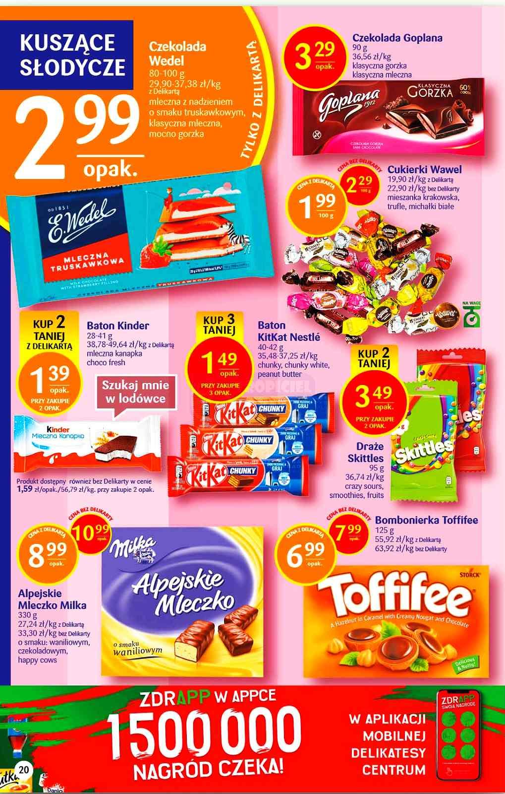 Gazetka promocyjna Delikatesy Centrum str. 20