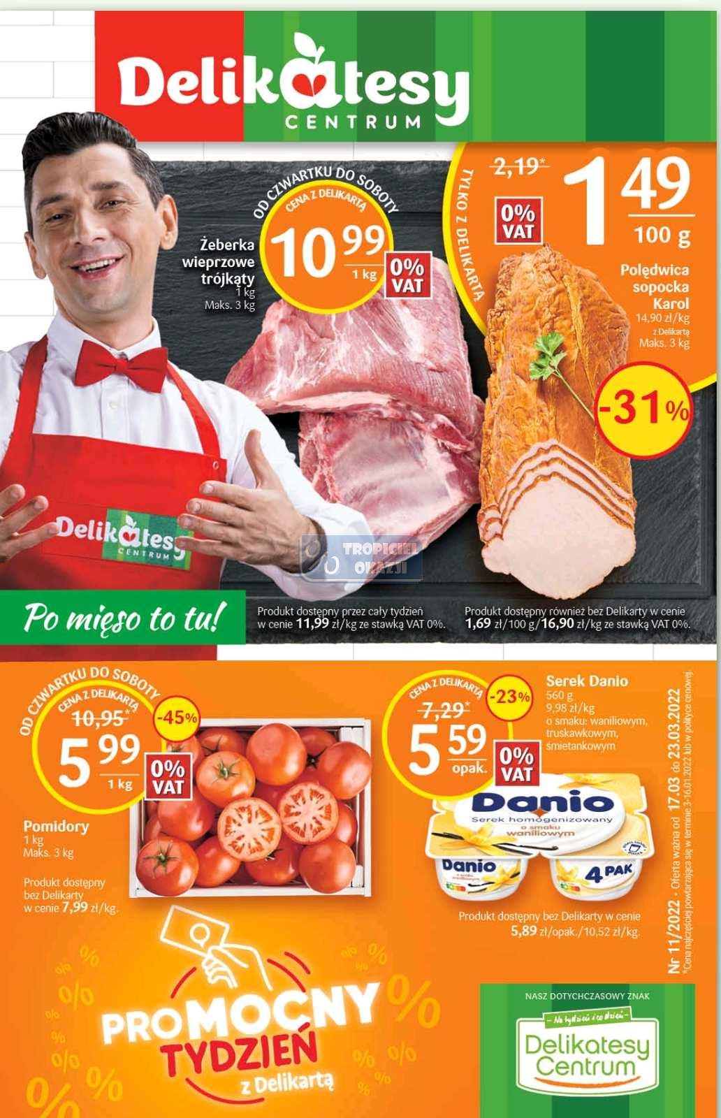 Gazetka promocyjna Delikatesy Centrum str. 1