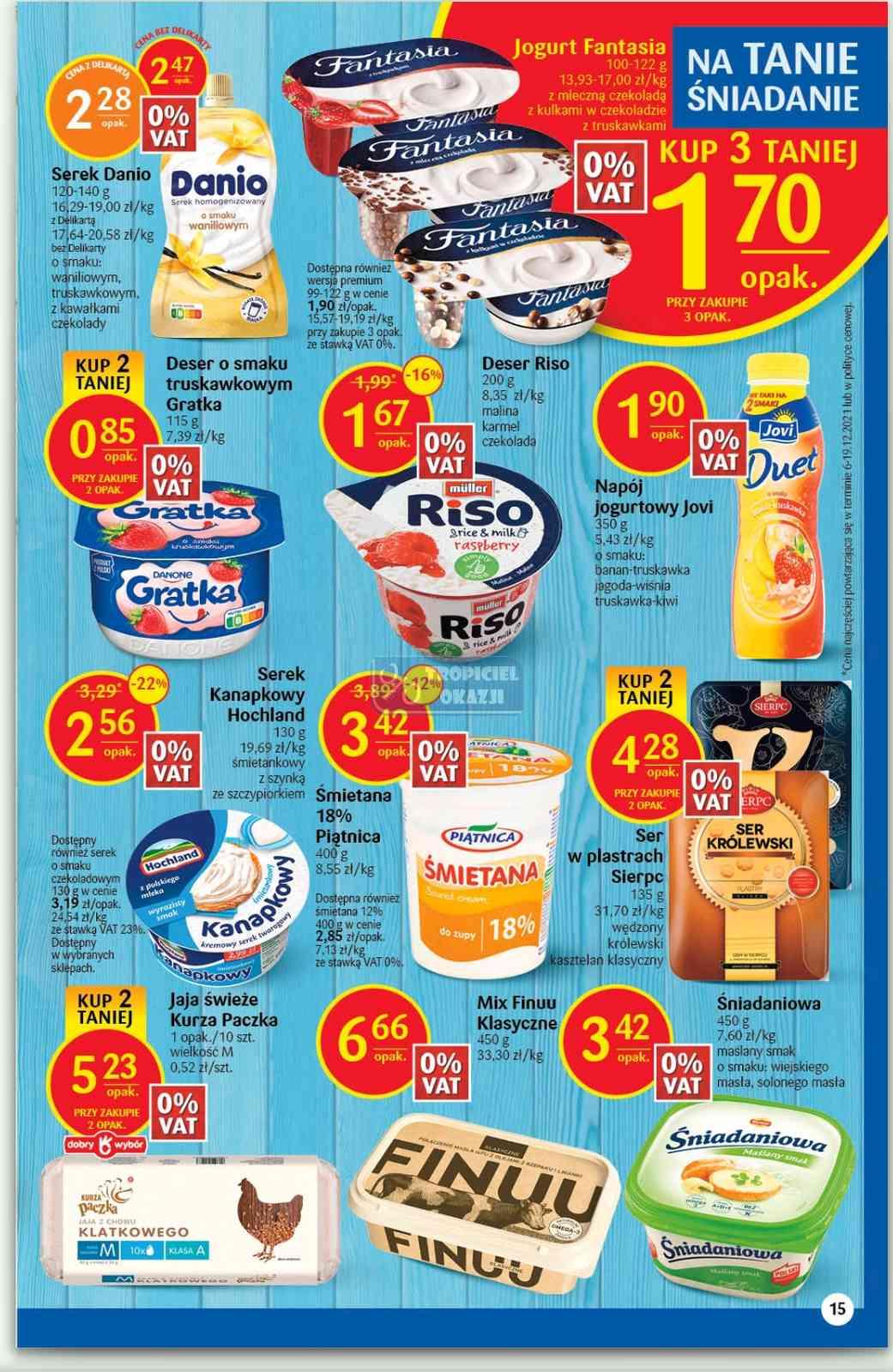 Gazetka promocyjna Delikatesy Centrum str. 15