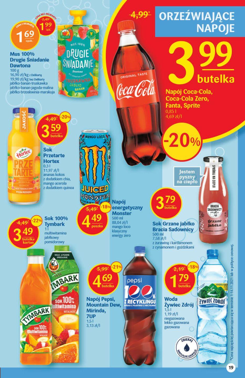 Gazetka promocyjna Delikatesy Centrum str. 19