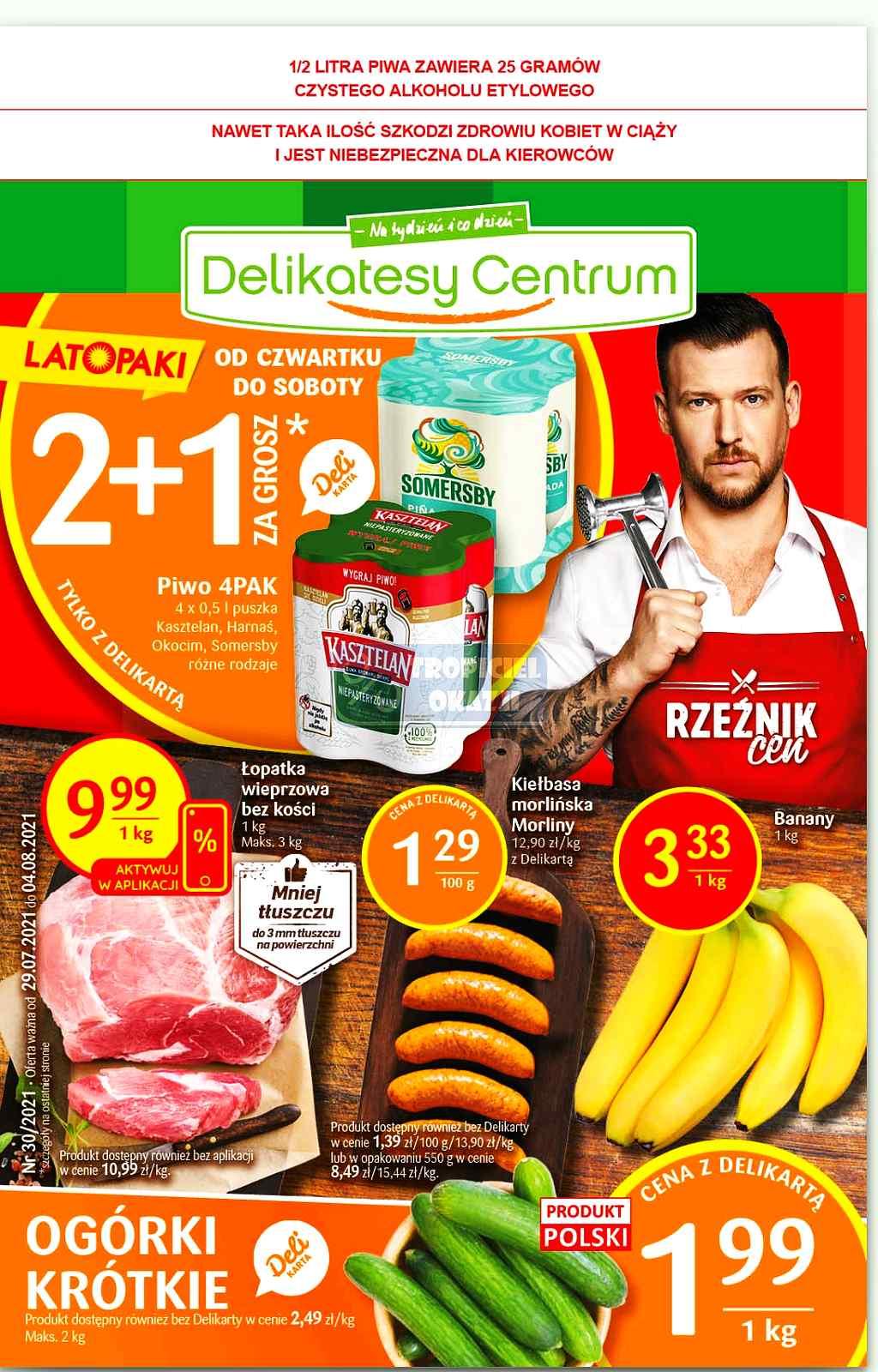 Gazetka promocyjna Delikatesy Centrum str. 1
