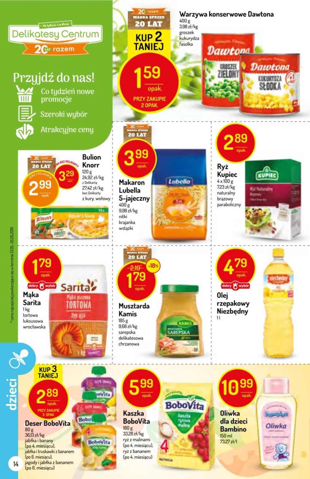 Gazetka promocyjna Delikatesy Centrum str. 14