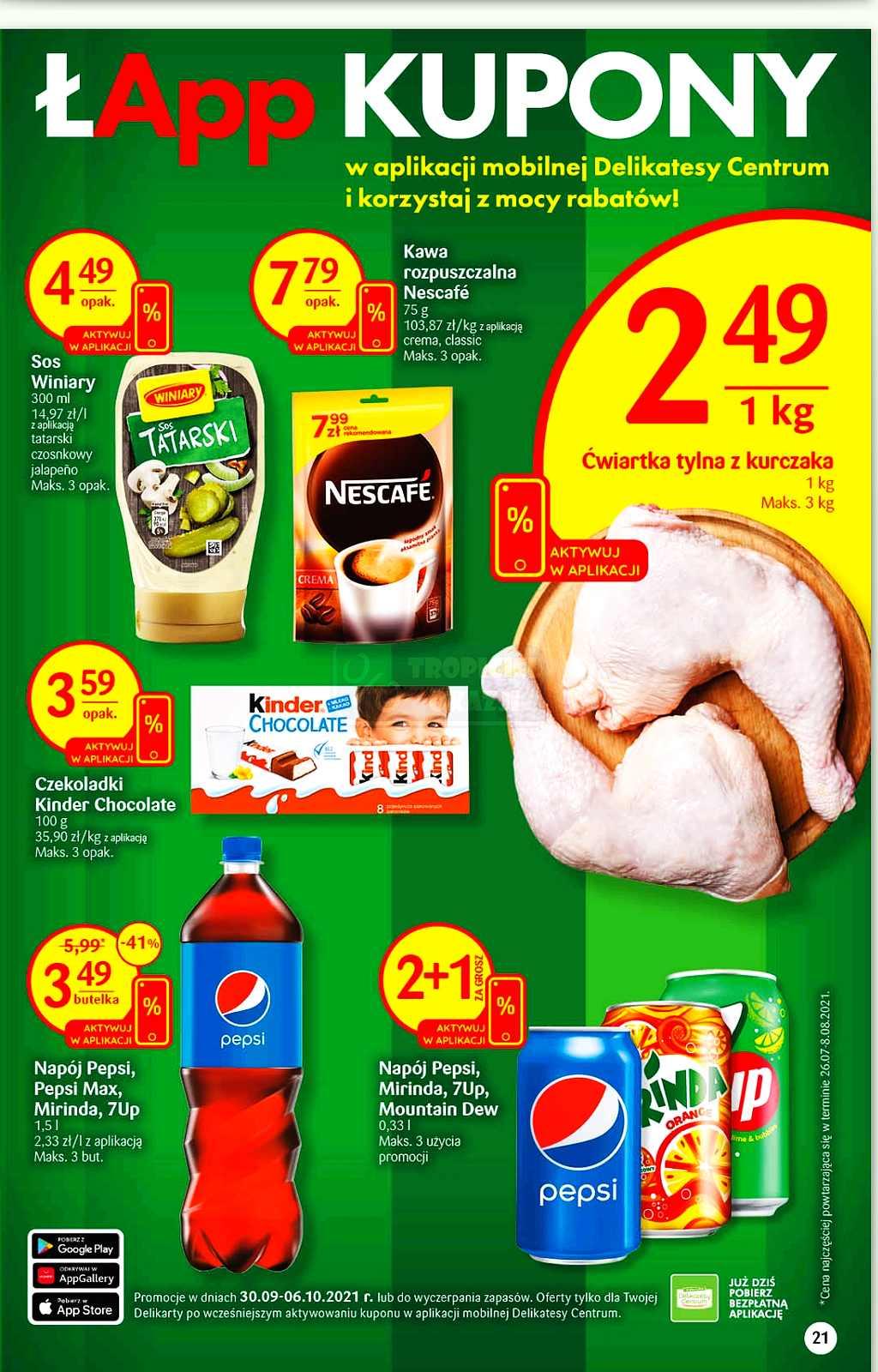 Gazetka promocyjna Delikatesy Centrum str. 21